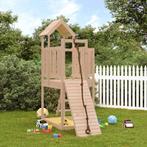 vidaXL Speelhuis met klimwand massief grenenhout, Kinderen en Baby's, Verzenden, Nieuw