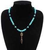 Howliet turkoois, obsidiaan - Ganesh Phurba - Obstakels