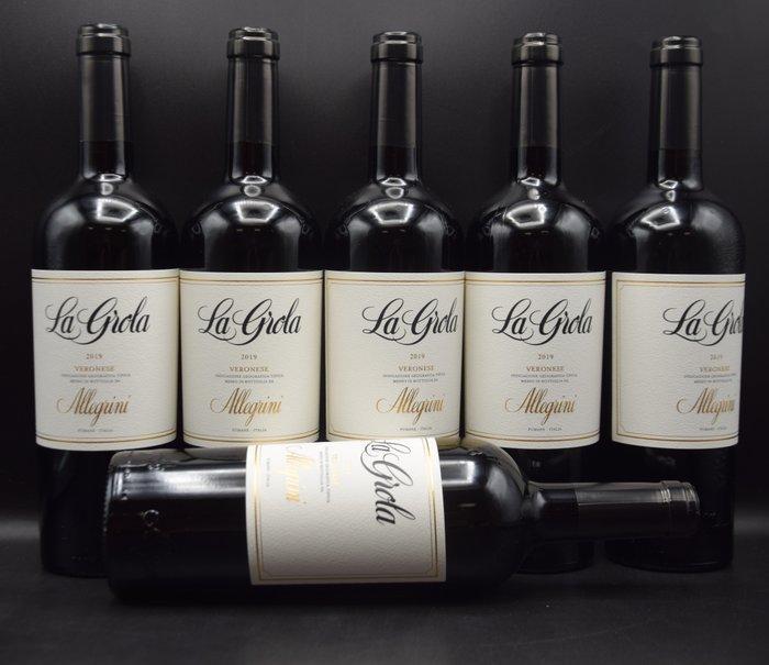 2019 Allegrini, La Grola - Veneto - 6 Flessen (0.75 liter), Verzamelen, Wijnen