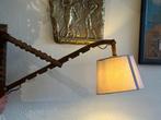Wandlamp - Hout,enz - Wandlamp/Verstelbare, Antiek en Kunst