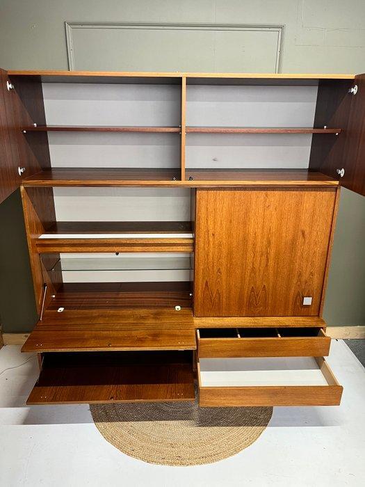 Buffet - barre - teckfin - Vaisselier avec éclairage, Antiek en Kunst, Kunst | Designobjecten