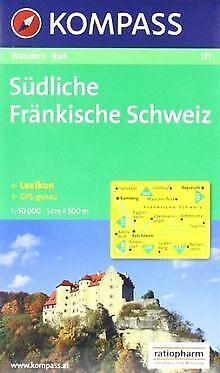 Südliche Fränkische Schweiz: Wander- und Radkarte. GPS-g..., Livres, Livres Autre, Envoi