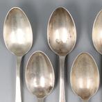 Wilkens & Söhne model Pagode 221 - Art-Deco Dessertlepels -