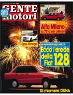 1986 GENTE MOTORI MAGAZINE 175 ITALIAANS, Boeken, Auto's | Folders en Tijdschriften, Nieuw