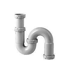 S-sifon telescopisch 11/2”x40mm wit, Doe-het-zelf en Bouw, Buizen en Afvoer, Ophalen of Verzenden