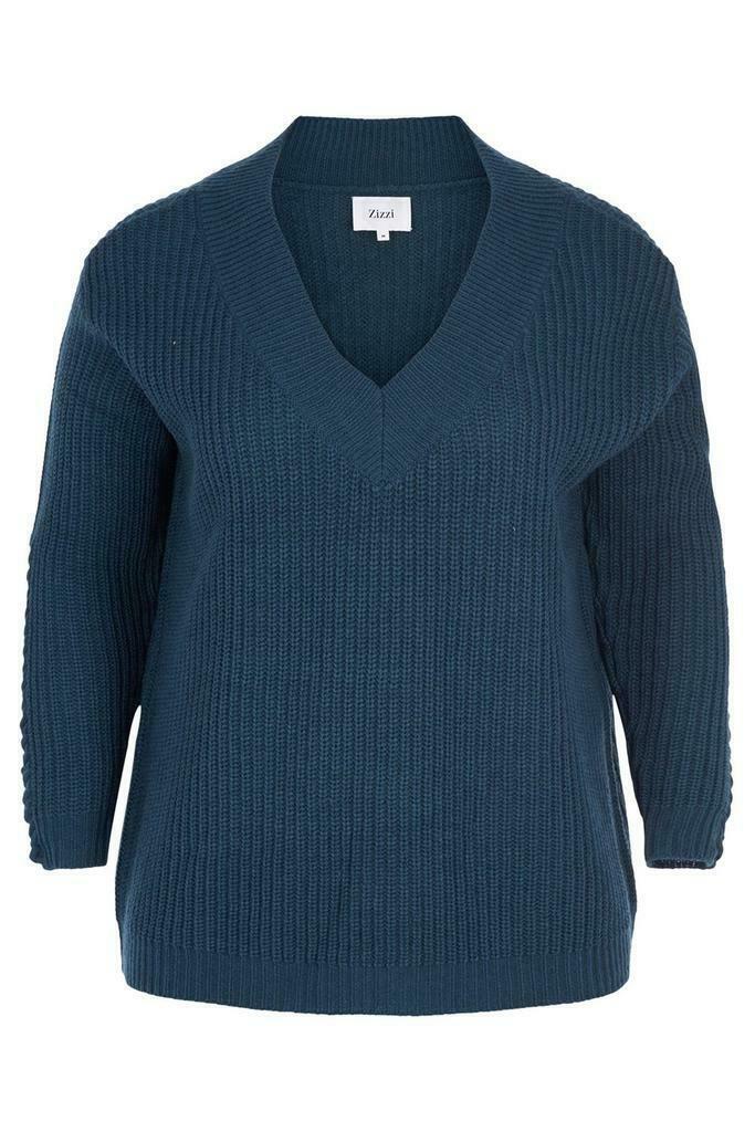 Trui Zizzi CAMA gebreid v-hals maat s, Kleding | Dames, Truien en Vesten, Verzenden