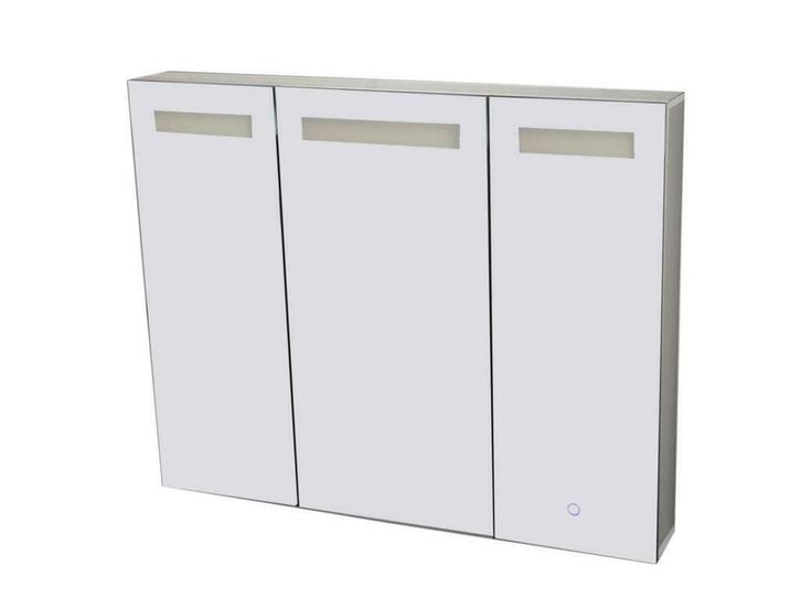 Aluma luxe spiegelkast incl. LED verlichting100x80cm, Huis en Inrichting, Woonaccessoires | Spiegels, Ophalen of Verzenden