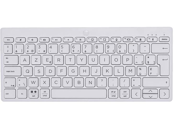 HP - Draadloze toetsenbord - Azerty - Wit, Computers en Software, Toetsenborden, Draadloos, Azerty, Nieuw, Verzenden
