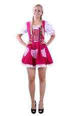 Kort Dirndl Tiroler Jurkje Heidi Roze 34 XS Jurk Oktoberfest, Kleding | Dames, Carnavalskleding en Feestkleding, Nieuw, Ophalen of Verzenden