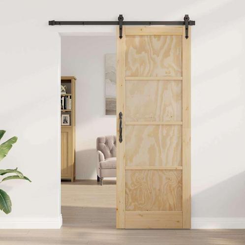 vidaXL Interieurdeur Bruin 78 x 211 cm Multiplex, Doe-het-zelf en Bouw, Deuren en Vliegenramen, Nieuw, Verzenden