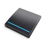 RF 433Mhz Slimme Draadloze Schakelaar Zwart (1-knop) - LOSSE, Verzenden, Nieuw