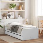 vidaXL Bedframe met lades wit 90x190 cm, Huis en Inrichting, Slaapkamer | Bedden, Verzenden, Nieuw