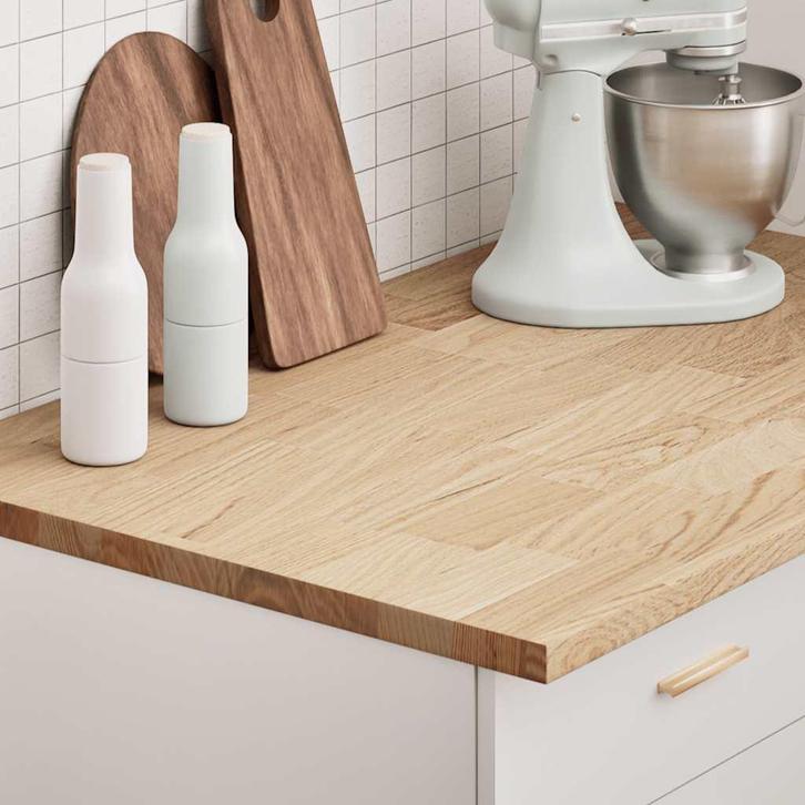 vidaXL Keuken werkblad rechthoekig 100x63,5x2,7 cm massief, Huis en Inrichting, Tafelonderdelen, Nieuw, Verzenden