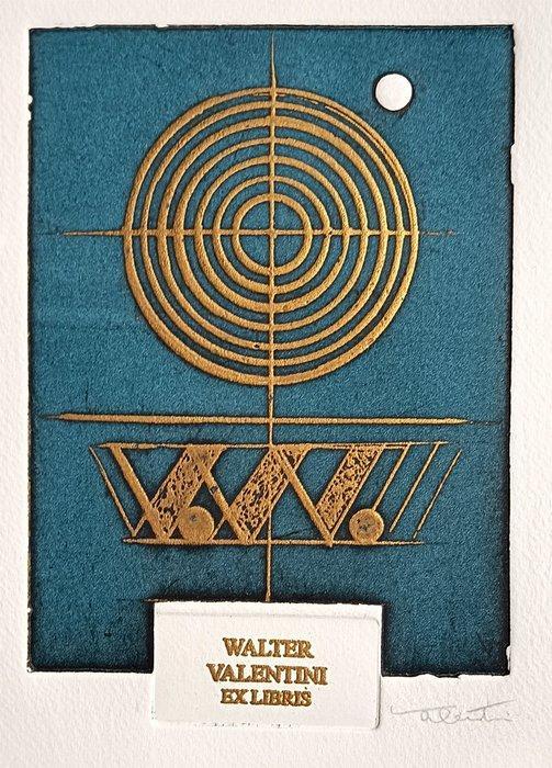 Walter Valentini (1928) - Ex Libris Walter Valentini, Antiek en Kunst, Antiek | Overige Antiek