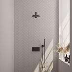 Thermostatische Inbouwdoucheset Brauer Carving Recht Met, Doe-het-zelf en Bouw, Sanitair, Ophalen of Verzenden, Nieuw, Chroom
