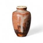 Ty Tamamura Shrinan Hagi Tea Caddy: Een tastbaar