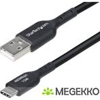 StarTech.com 4m USB-A naar USB-C Laadkabel, USB-A naar USB, Verzenden, Nieuw