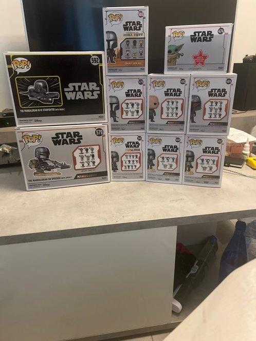 Funko - Funko Pop Star Wars The Mandalorian and related, Antiek en Kunst, Antiek | Speelgoed