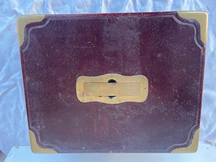 Doos - Zilver, Hout, Fluweel, Glas, Antiek en Kunst, Antiek | Zilver en Goud