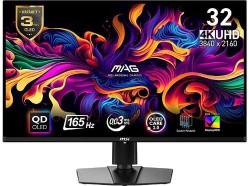 Msi - Ultra HD 4K Gaming monitor - 31.5 inch - Zwart, Computers en Software, Monitoren, Overige typen, In hoogte verstelbaar, Minder dan 1 ms