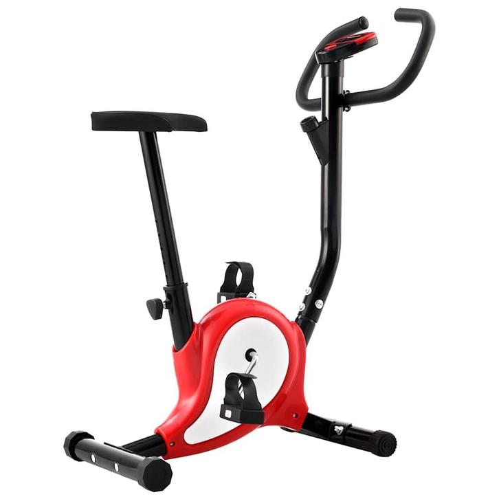 vidaXL Hometrainer met bandweerstand rood, Sport en Fitness, Fitnessapparatuur, Nieuw, Verzenden
