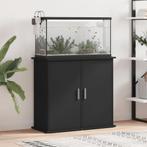 vidaXL Aquariumstandaard 81x36x73 cm bewerkt hout zwart, Dieren en Toebehoren, Verzenden, Nieuw