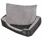vidaXL Hondenbed met gewatteerd kussen maat L zwart, Dieren en Toebehoren, Honden-accessoires, Verzenden, Nieuw