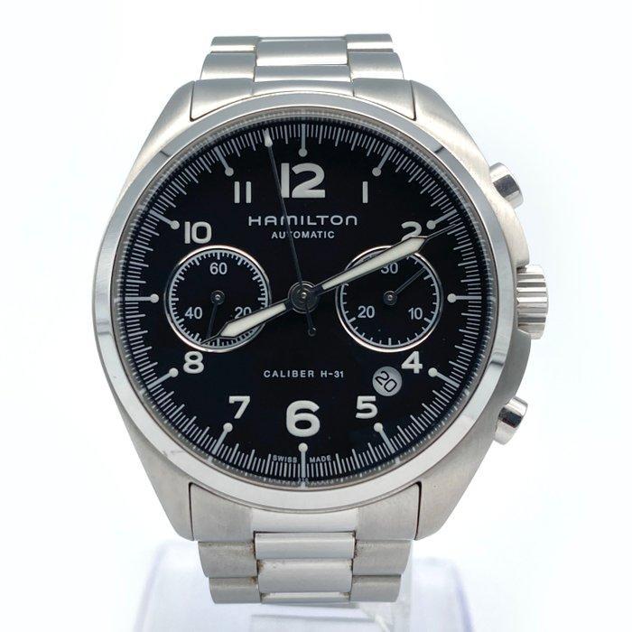 Hamilton - Khaki Aviation - Pilot Pioneer Auto Chrono, Handtassen en Accessoires, Horloges | Heren