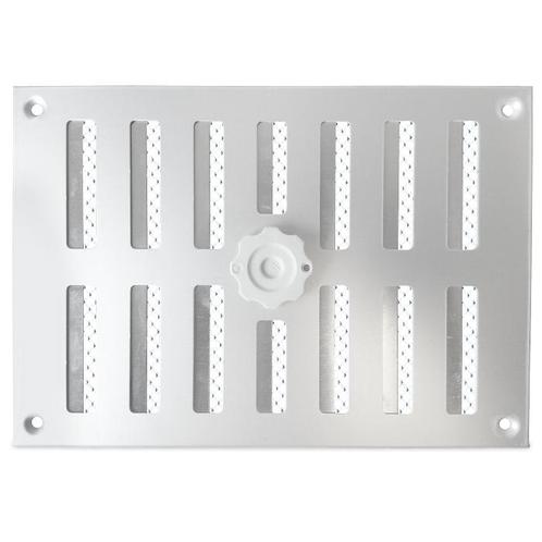 Aluminium afsluitbaar schuifrooster opbouw 215 x 150mm, Doe-het-zelf en Bouw, Ventilatie en Afzuiging, Nieuw, Verzenden