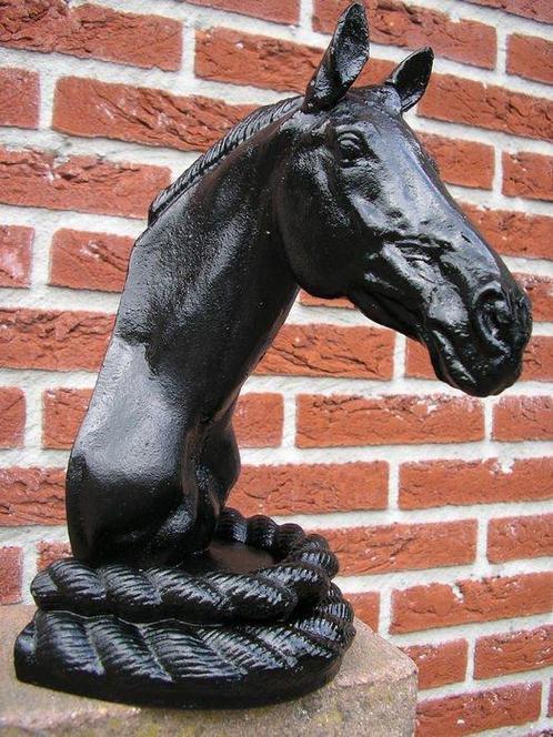 Statue, Paard - 3 kg - 25 cm - Fer, Antiek en Kunst, Curiosa en Brocante