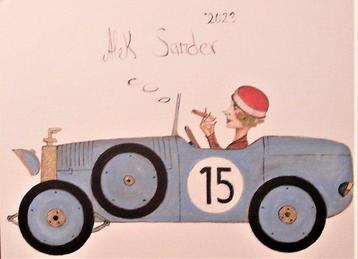 Alek Sander (XX-XXI) - Alek Sander Madame Cohiba im Oldtimer, Antiquités & Art