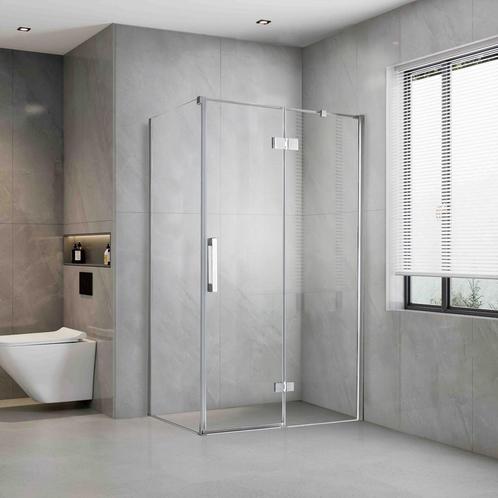 Douchecabine BWS Cuadro 120x80x200 cm Anti-Kalk Coating, Doe-het-zelf en Bouw, Sanitair, Douche, Nieuw, Ophalen of Verzenden