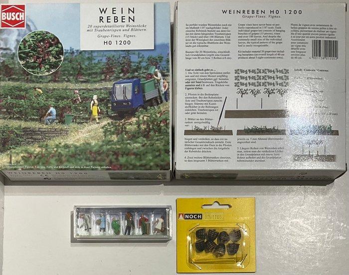 Busch, Faller, Heki, Noch, Vollmer H0 - 1200x3/ 1535/ 5246/, Hobby en Vrije tijd, Modeltreinen | H0