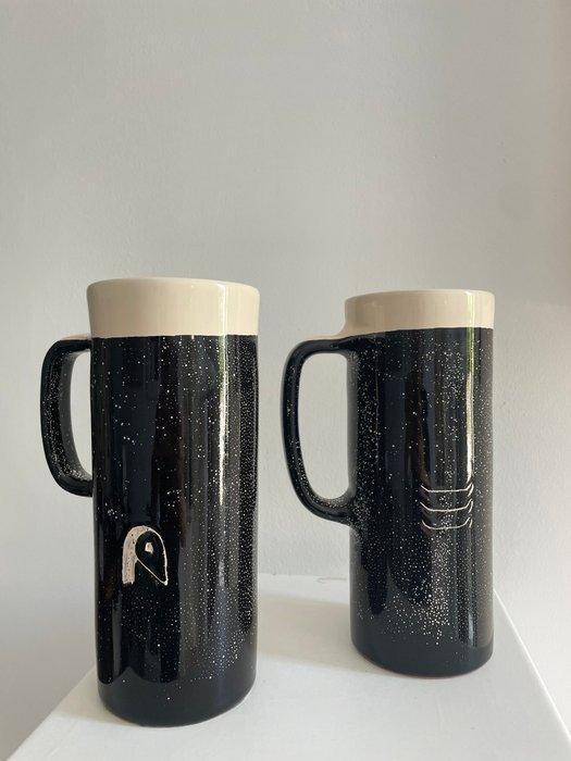 vincenzo dalba - Vase (2) - Céramique, Antiek en Kunst, Kunst | Designobjecten