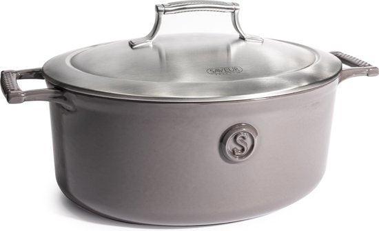 2dekans | Saveur Voyage Braadpan Ø30 cm – Ovaal Gietijzer –, Elektronische apparatuur, Kookplaten, Ophalen of Verzenden
