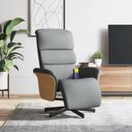 vidaXL Massagestoel verstelbaar met voetensteun stof, Huis en Inrichting, Fauteuils, Verzenden, Nieuw