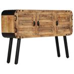 vidaXL Dressoir 120x30x76 cm massief mangohout, Huis en Inrichting, Verzenden, Nieuw