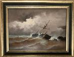 Lamois (XX) - Unknown seascape, Antiek en Kunst, Kunst | Schilderijen | Klassiek
