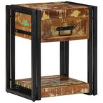 vidaXL Nachtkastje met lade 2 pcs Multikleur 40 x 35 x 50 cm, Huis en Inrichting, Slaapkamer | Nachtkastjes, Verzenden, Nieuw
