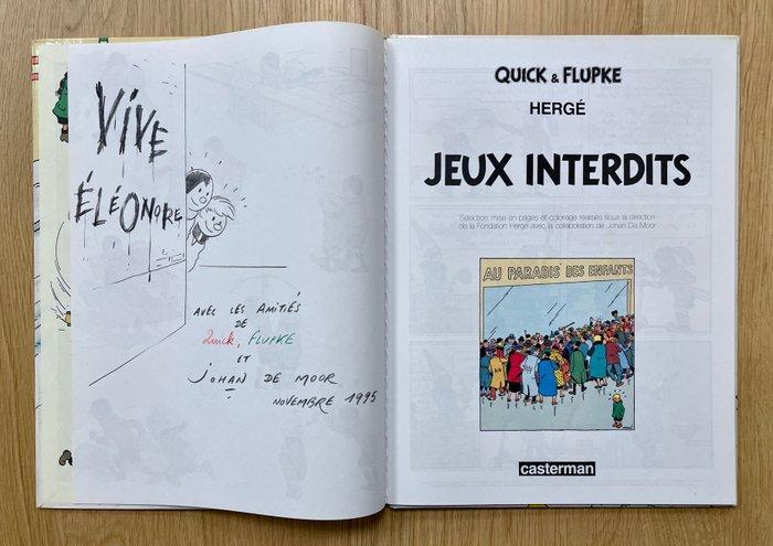 Quick et Flupke - Jeux Interdits + dédicace - C - 1 Album -, Livres, BD