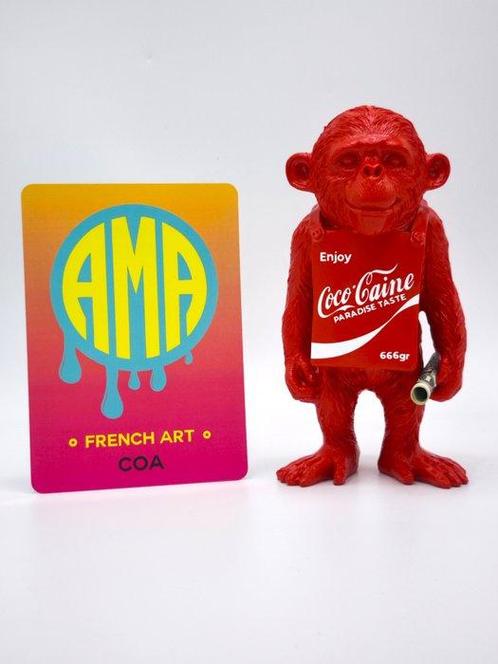 AMA (1985) - Coco-Caine Chimp - Coca-Cola & Banksy, Antiek en Kunst, Kunst | Schilderijen | Modern