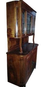 Hoog dressoir - Hout - bordenrek, Antiek en Kunst