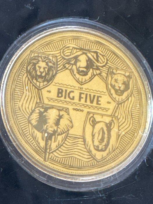 Togo. 1500 Francs 2022 Big Five, 1/200 Oz (.999) (Zonder, Postzegels en Munten, Munten | Europa | Niet-Euromunten