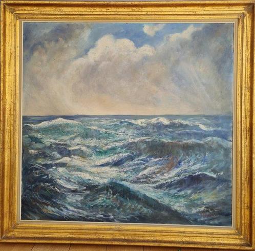 Gaston Joseph Wallaert (1889-1954) - Marine, Antiek en Kunst, Kunst | Schilderijen | Klassiek