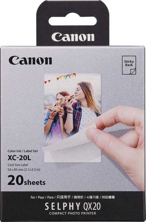 Canon XC-20L - Instant fotopapier - 20 stuks (Elektronica), Audio, Tv en Foto, Overige Audio, Tv en Foto, Nieuw, Verzenden