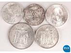 Online Veiling: 5 Zilveren munten (115,56 gram)|65506