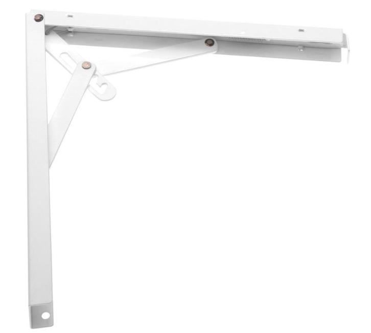 AMIG Plankdrager opvouwbaar 400x400 mm wit, Huis en Inrichting, Kasten | Wandmeubels, Nieuw, Overige materialen