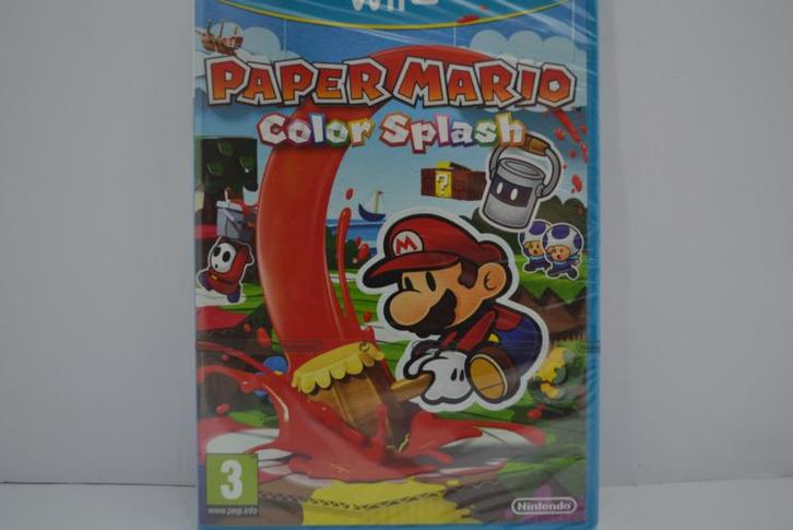 Paper Mario - Color Splash - SEALED (Wii U UKV), Games en Spelcomputers, Games | Nintendo Wii U
