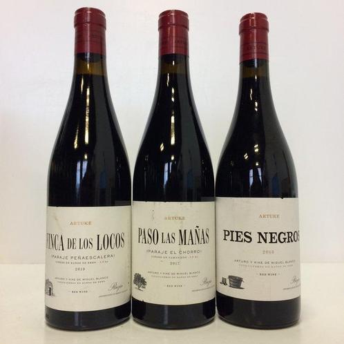 2017 Artuke, Paso Las Mañas, 2018 Pies Negros & 2019 Finca, Verzamelen, Wijnen