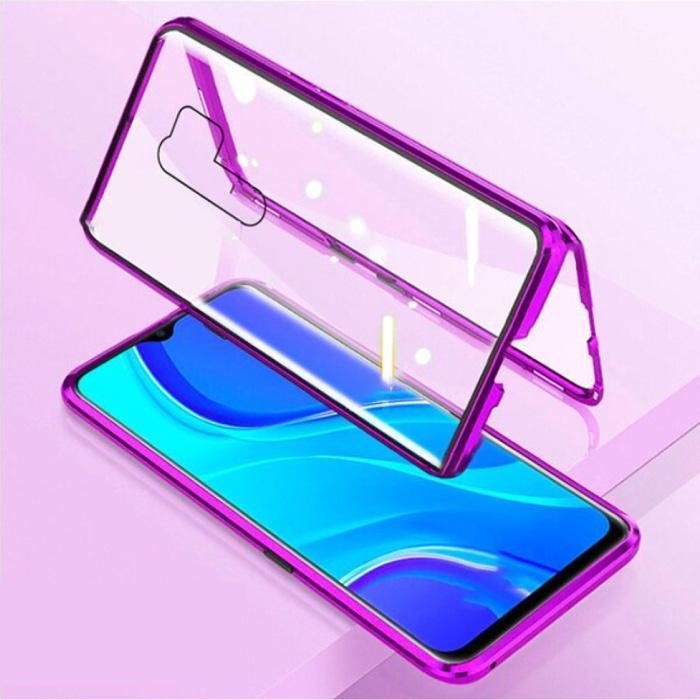 Xiaomi Mi A2 Lite Magnetisch 360° Hoesje met Tempered Glass, Télécoms, Téléphonie mobile | Housses, Coques & Façades | Marques Autre